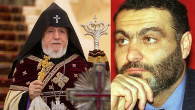 What did Vazgen Sargsyan do to those clergymen who tried to engage in politics