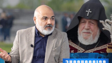The walls of the cathedral were renovated and turned into a supermarket. Bagrat Arakelyan
