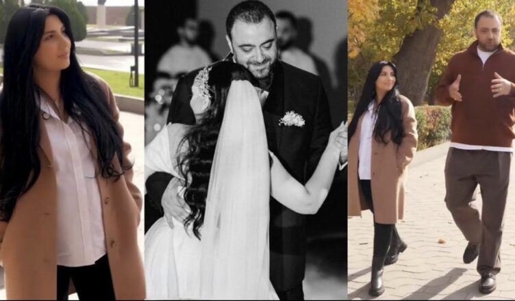 Khoren Levonian’s wife is pregnant. Emma Azizian with a round belly. Video